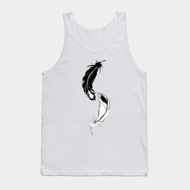 Bird Feather Tank Top by hitext